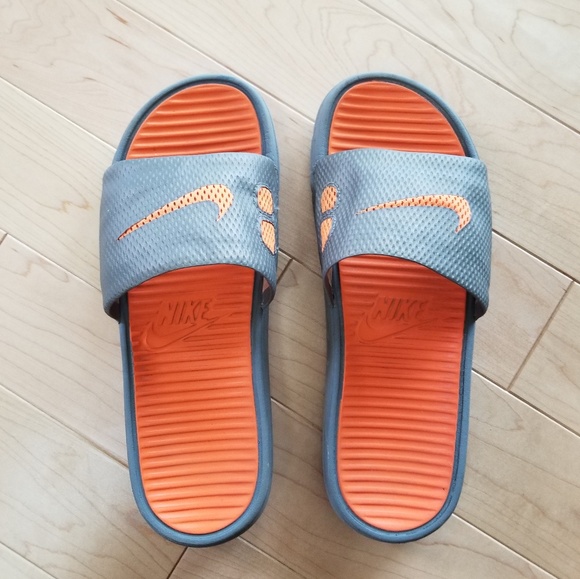 nike slides orange